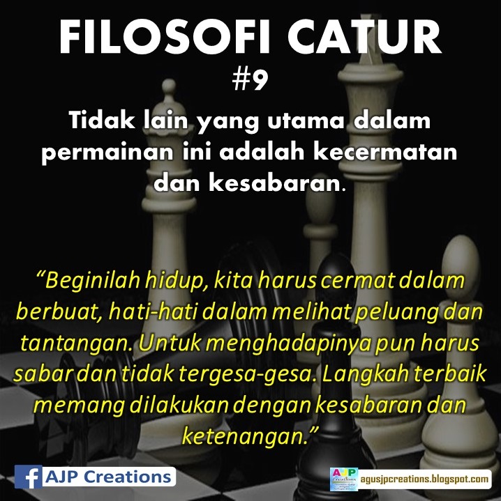 9 Kata-Kata Bijak Filosofi Catur  AJP Creations