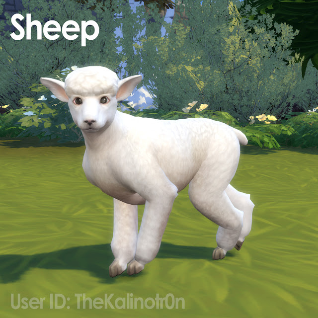 Sims 4 CC's The Best Farm Animals by Kalino