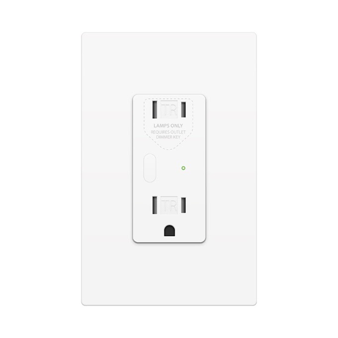 Insteon Remote Control Dimmer Outlet - White