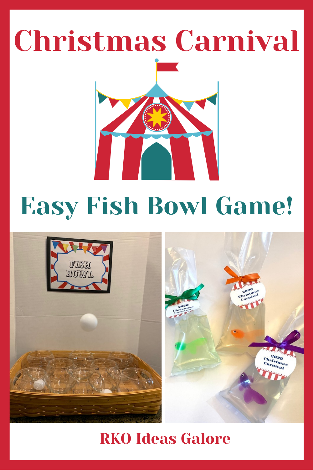 Christmas Carnival Fish Bowl Game RKO Ideas Galore by Karen
