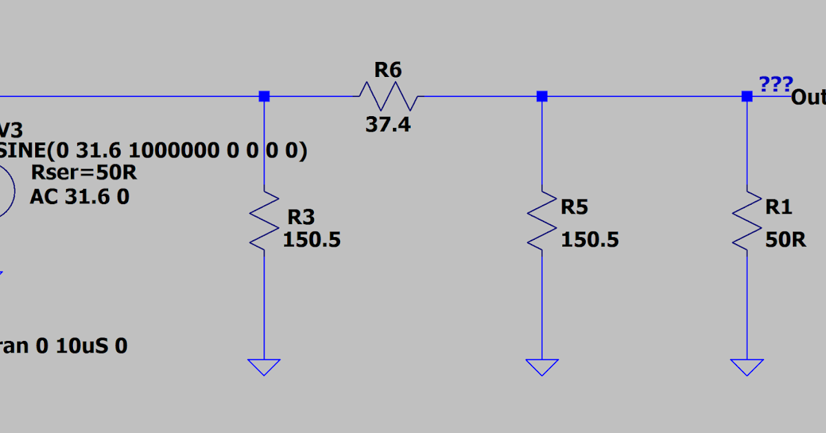 M0WYE's Blog 6dB Attenuator