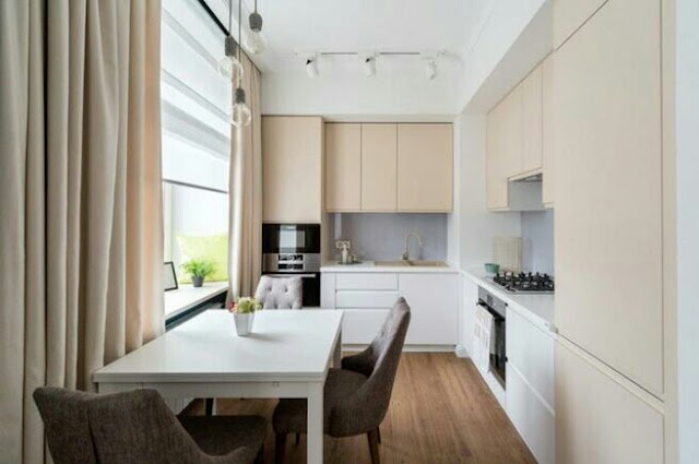 Interior design of a small kitchen