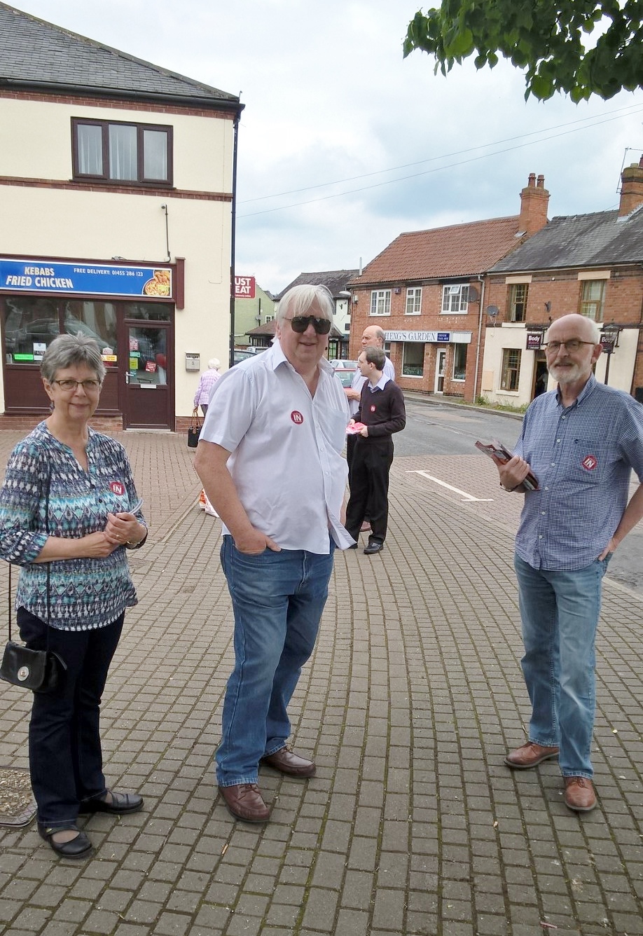 Labour4Lutterworth In For Britain Labour4Lutterworth campaigning in
