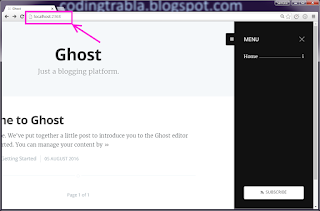 Install Ghost 0.9.0 on Windows node.js blog tutorial 15