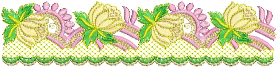 Lace Embroidery Designs Library
