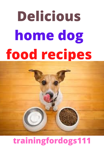 Delicious home dog food recipes