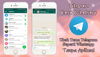 Cara Mengubah Tema Telegram Menjadi Seperti Whatsapp