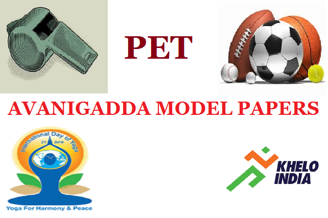 Avanigadda PET model papers in telugu pdf