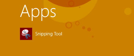 Make Screenshot by Snipping Tool