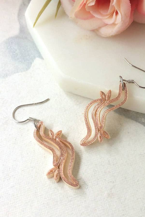 Striking Contemporary Paper Earrings by Filigratti