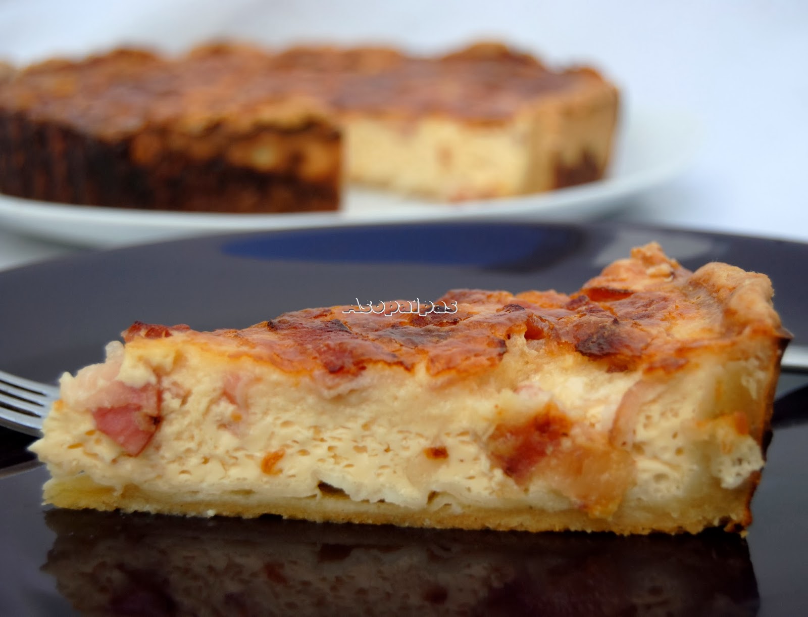 Quiche Lorraine. Receta Asopaipas. Recetas de Cocina Casera