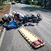 Motociclista se impacta con camioneta en la Misantla a Martínez