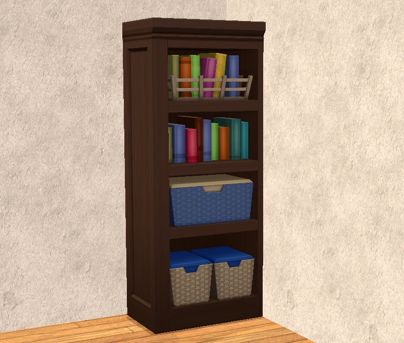 TheNinthWaveSims The Sims 2 The Sims 4 Kid's Room Bookshelf For The