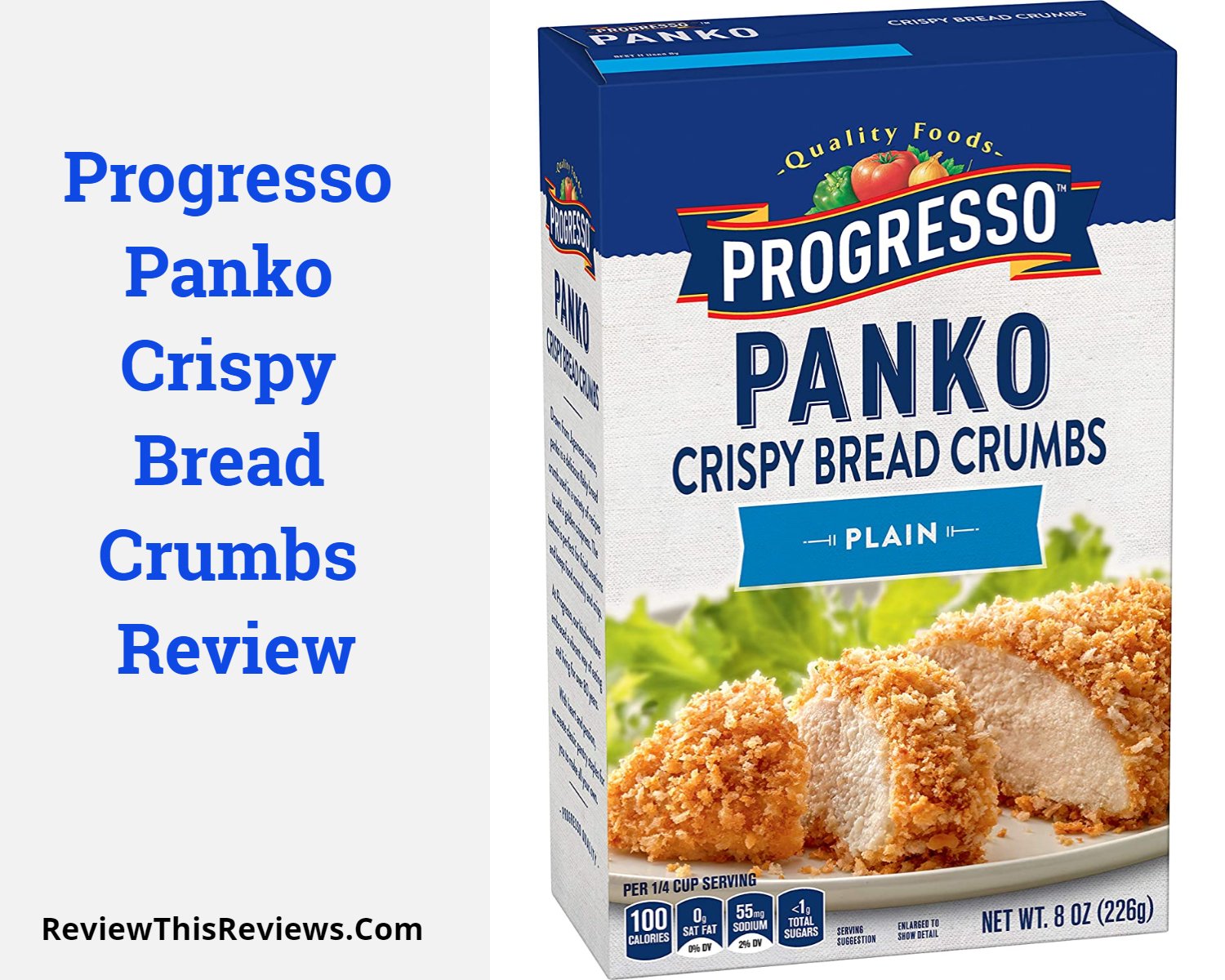 Review of Progresso Panko Crispy Bread Crumbs
