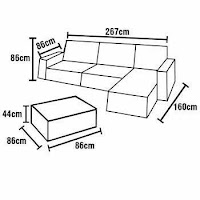 Tamaños y planos de sofás y sillones