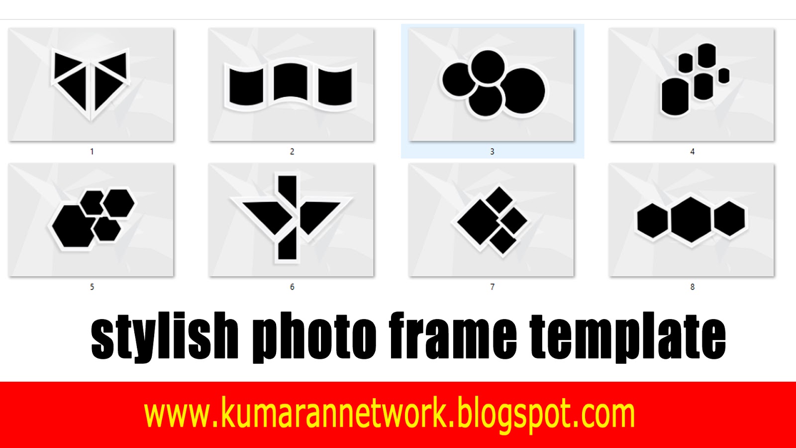 Stylish Photo Frame Psd Template Free Download Kumaran Network