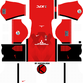 Urawa Red Diamonds kits 2017 - Dream League Soccer