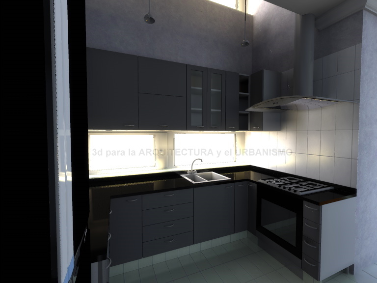 3D Render para la ARQUITECTURA y el URBANISMO: Interiores del proyecto