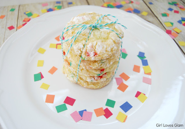 Funfetti Cake Mix Cookies