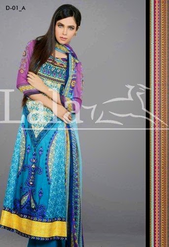 Afreen By Lala Embroidered Collection 2014 | Afreen Embroidered Dresses ...
