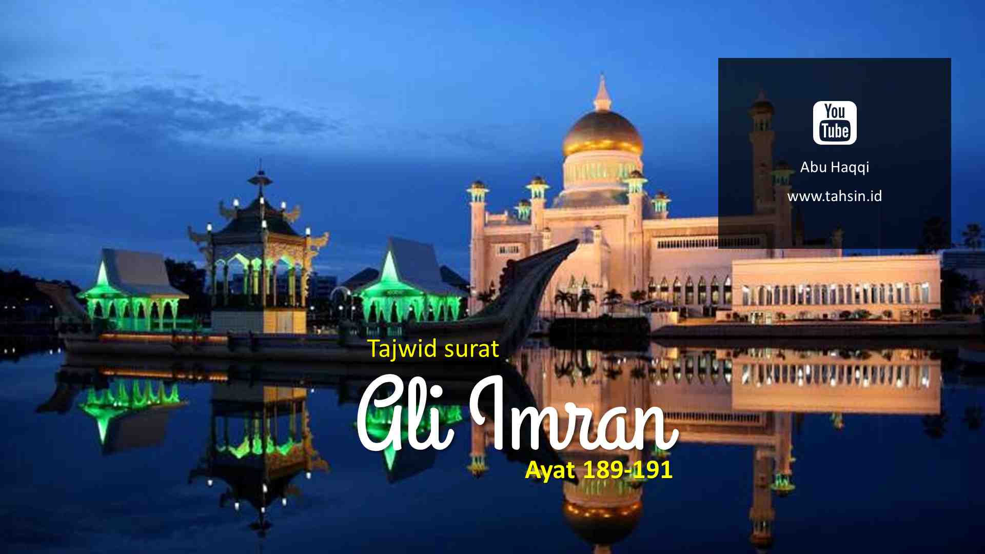 √Tajwid surat Ali Imran ayat 189191