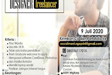 Lowongan Kerja Bandung Designer Freelancer