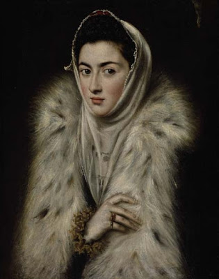Lady in a Fur Wrap by El Greco