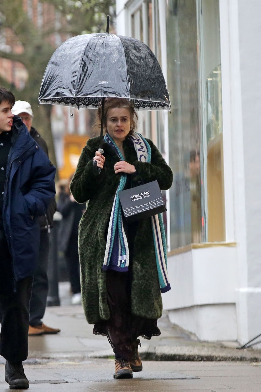Helena Bonham Carter Clicked Outside in London 19 Mar -2020