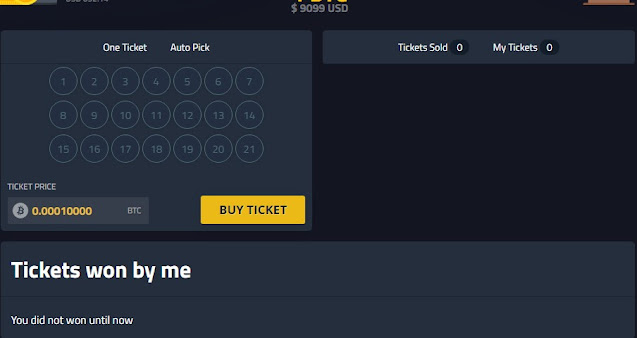 Lottery bitcoin