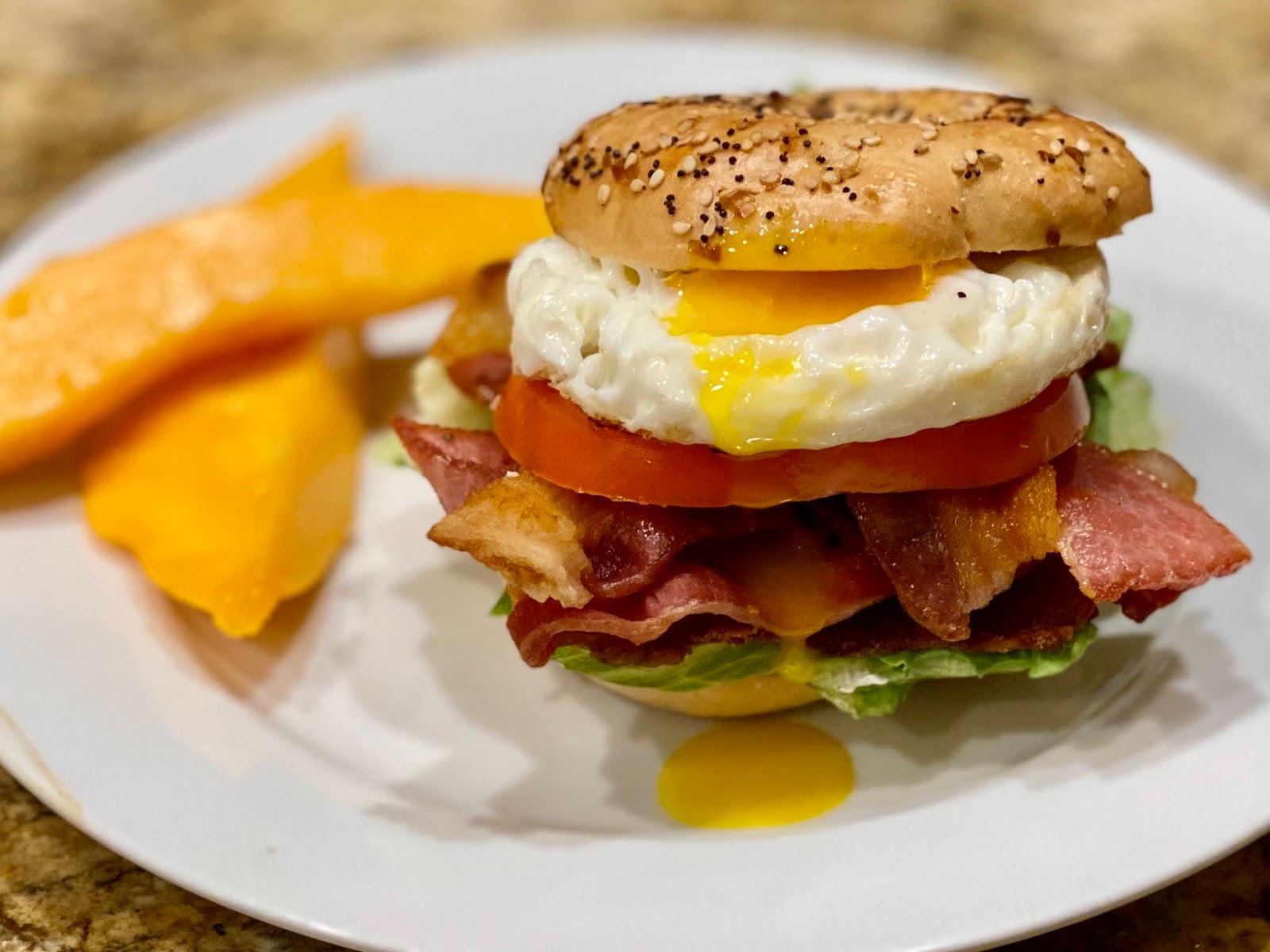 GREAT EATS HAWAII: BLT WITH EGG ON A BAGEL