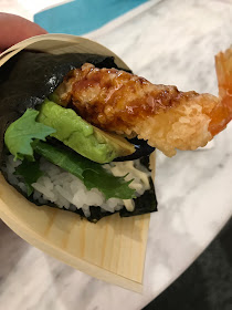 Sushi Jiro, Chadstone, tempura prawn temaki