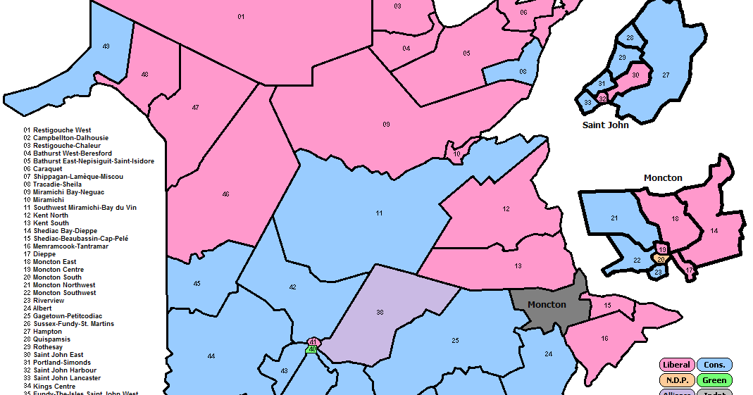Land Ownership Map New Brunswick