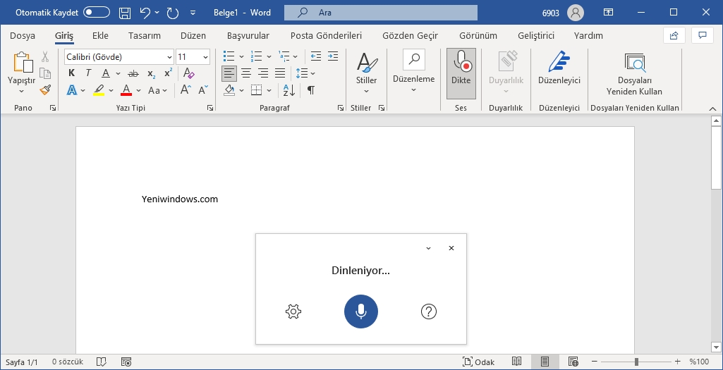 Microsoft Office'te Dikte Özelliği Nasıl Kullanılır 3 Image%2B3