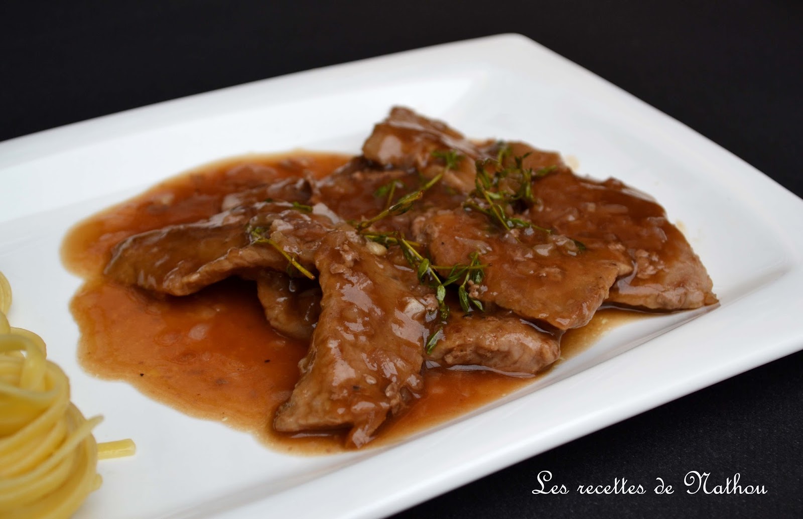Ma cuisine au fil de mes idées... Escalopes de veau, sauce au Marsala