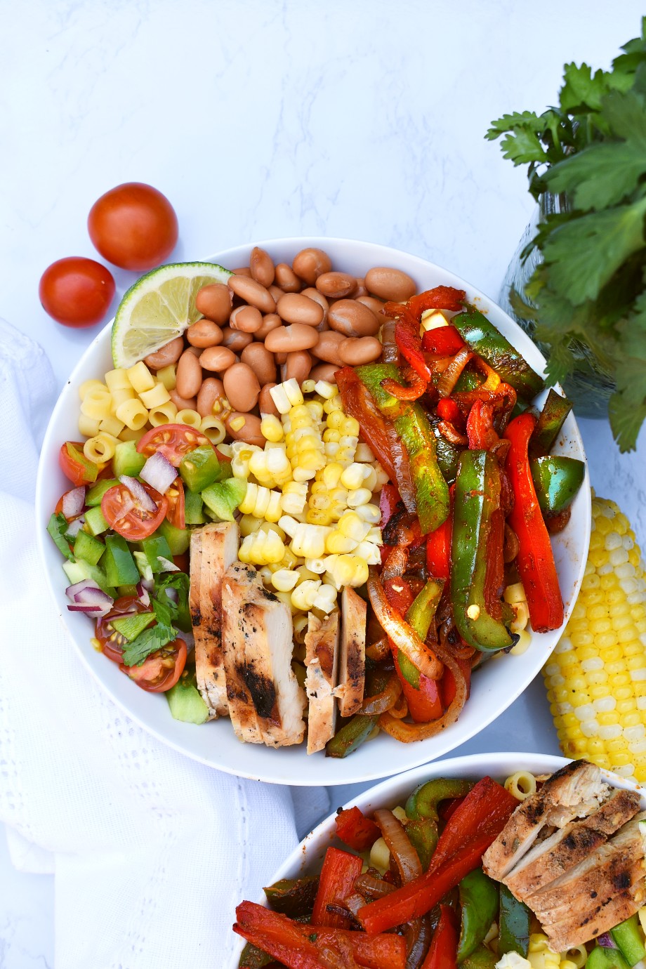 Chicken Fajita Burrito Bowls The Nutritionist Reviews