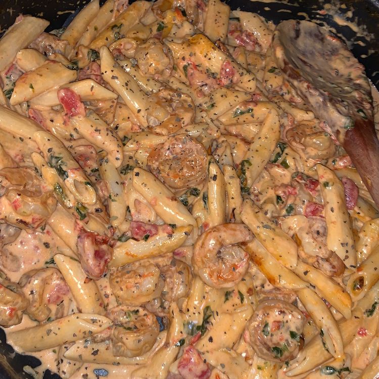 Baked Ziti with Shrimp