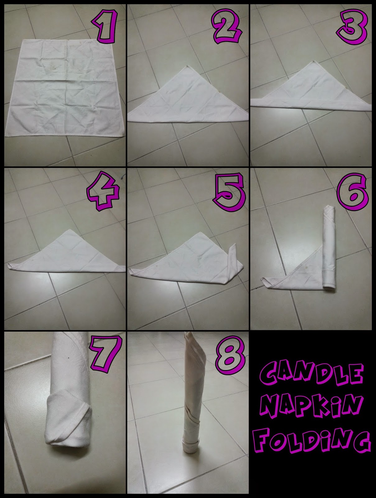 Food Beverage Information FOLDING NAPKIN food-beverage-information-folding-napkin