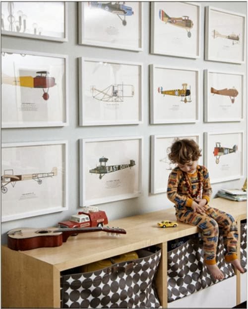 decorar las paredes con cuadros