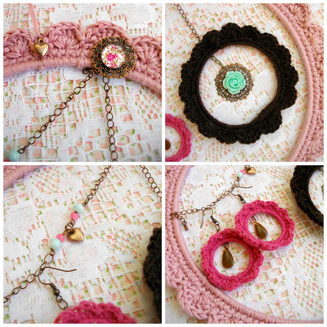 Une Fille à Frange, crochet, DIY, porte-bijoux, La Perle des Loisirs