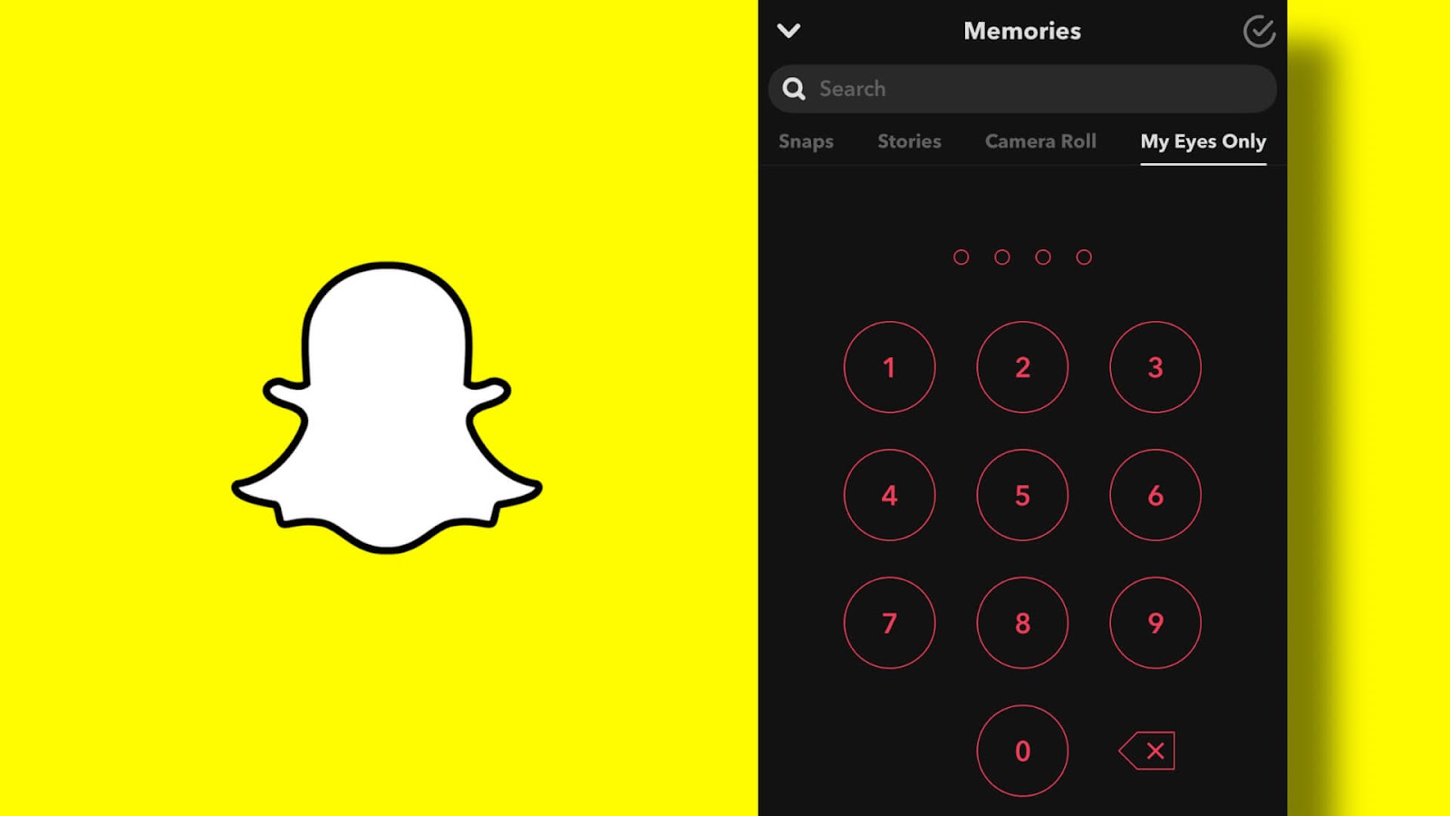 How to Hide Photos on Snapchat in My Eyes Only