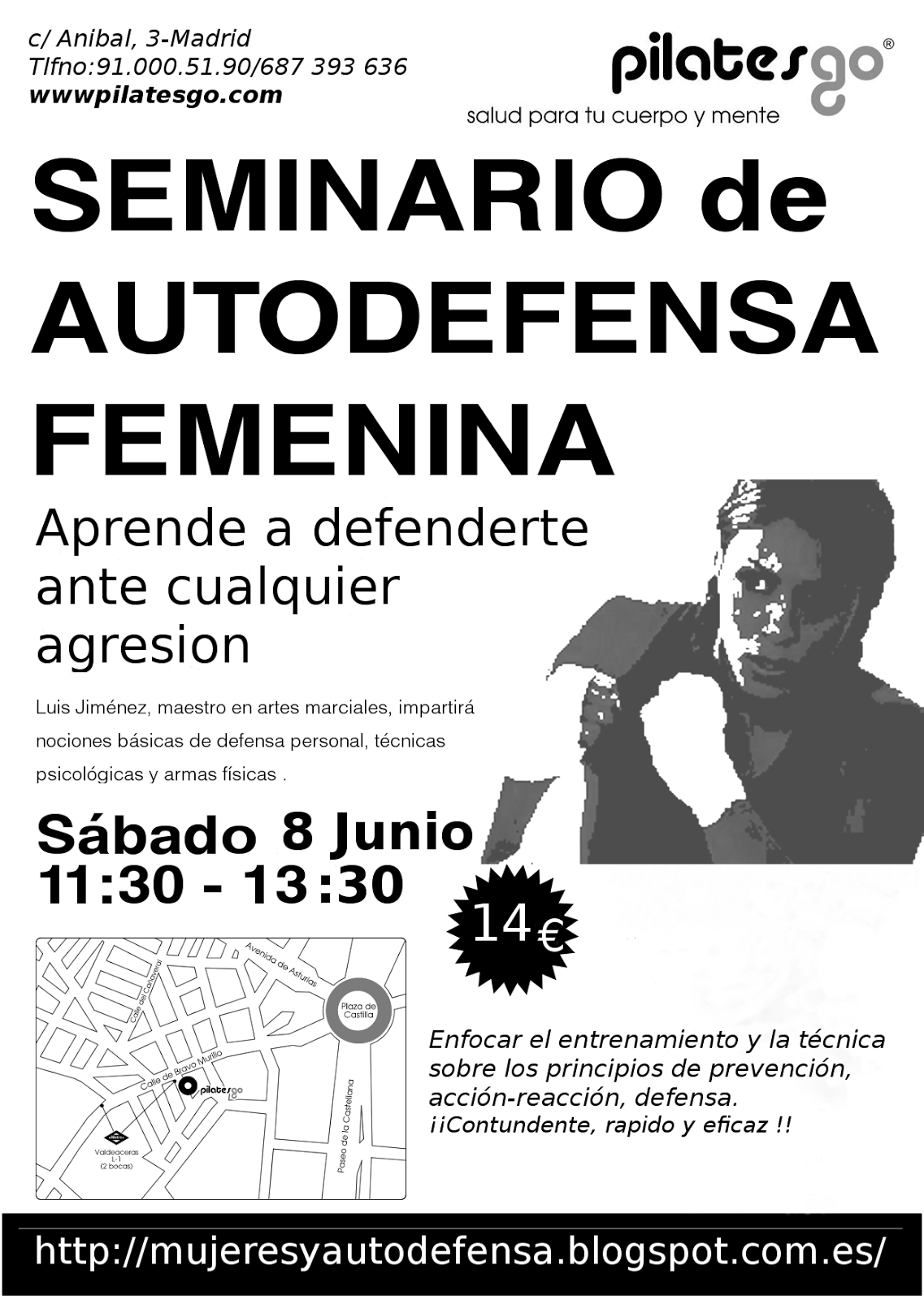 Seminario Autodefensa para mujeres, Madrid