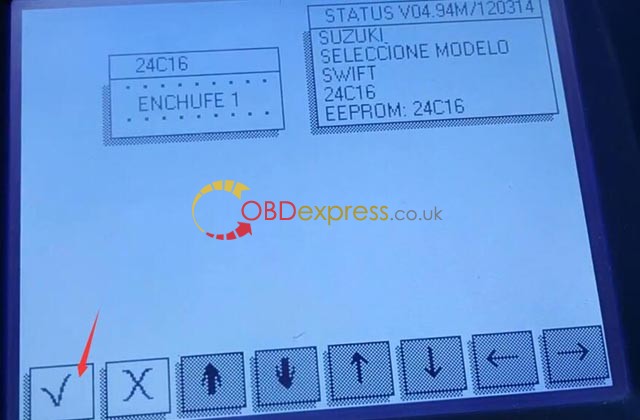 SUZUKI SWIFT Digiprog 3 odometer correction  6