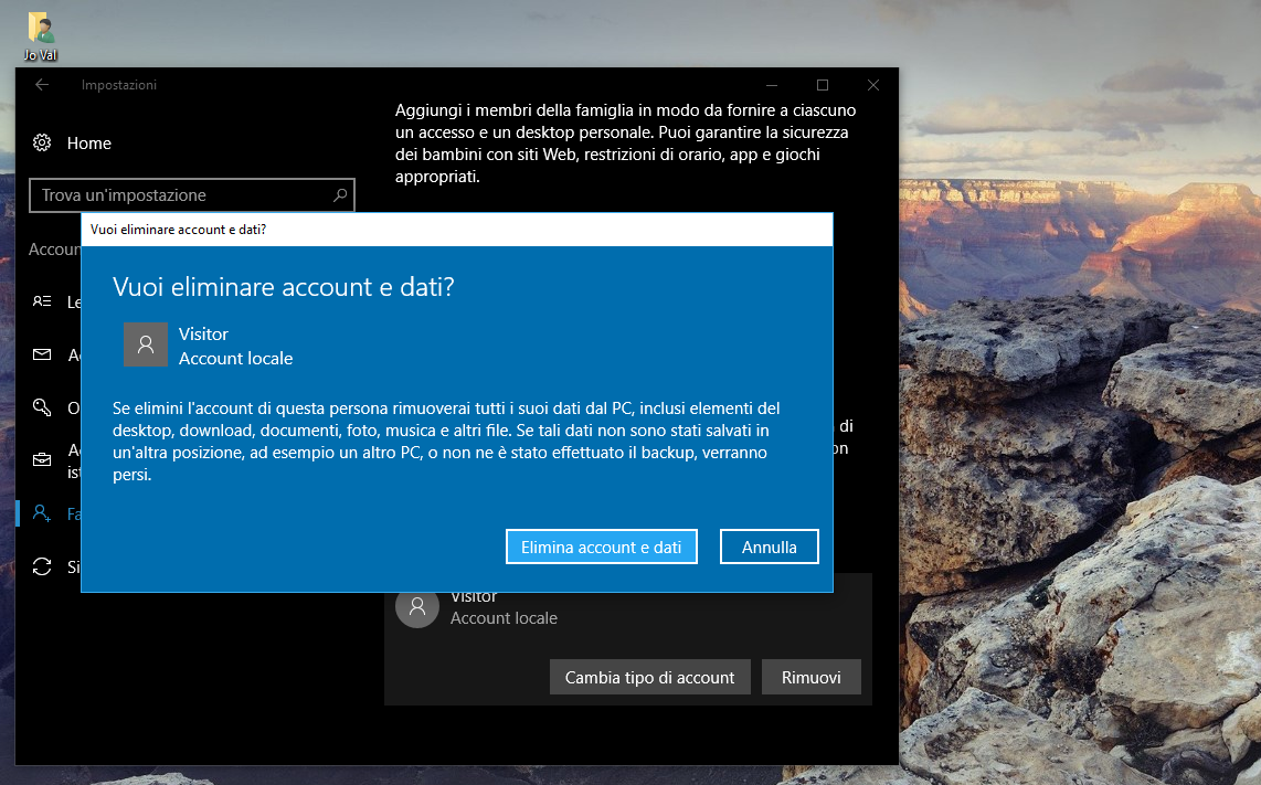 Come aggiungere un Account Guest in Windows 10 5 HTNovo