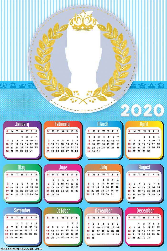 Calendario 2020 Imprimible con Inicio en Lunes Calendario 2020 Imprimible con Inicio en Lunes