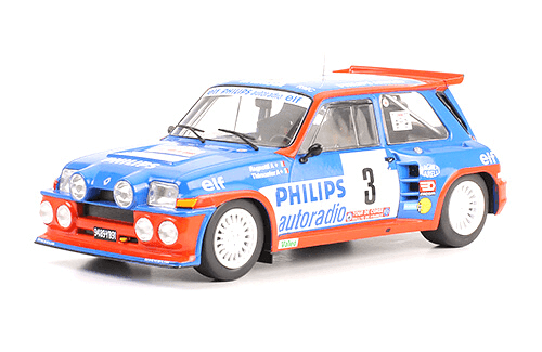 les plus grandes voitures de rallye 1:18 Renault 5 Maxi Turbo 1985 Jean Ragnotti