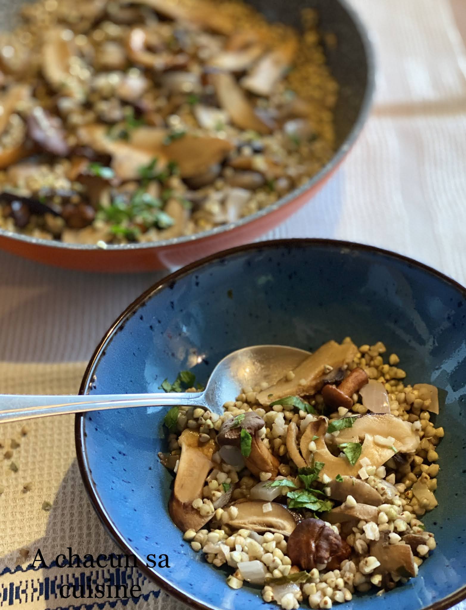 Graines de sarrasin façon risotto