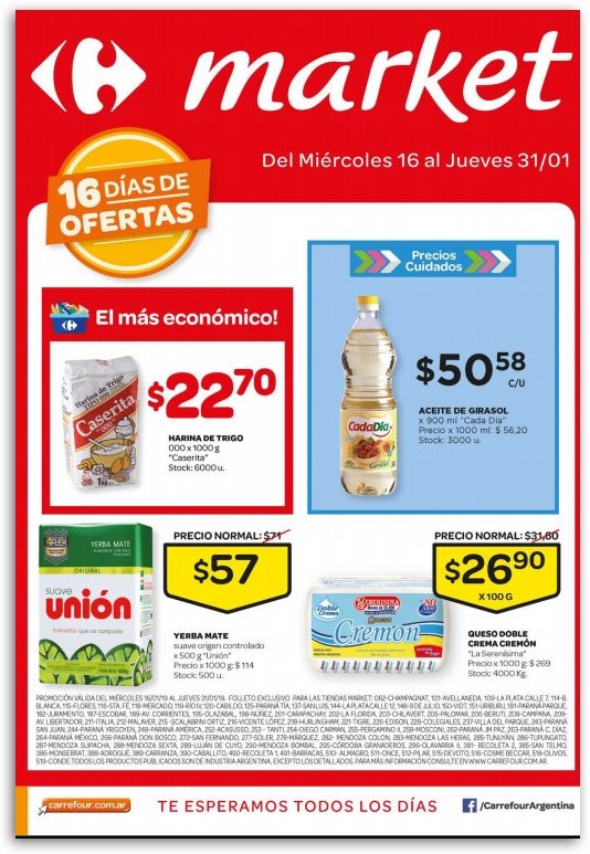 Promos en Argentina: Ofertas semanales Carrefour Market