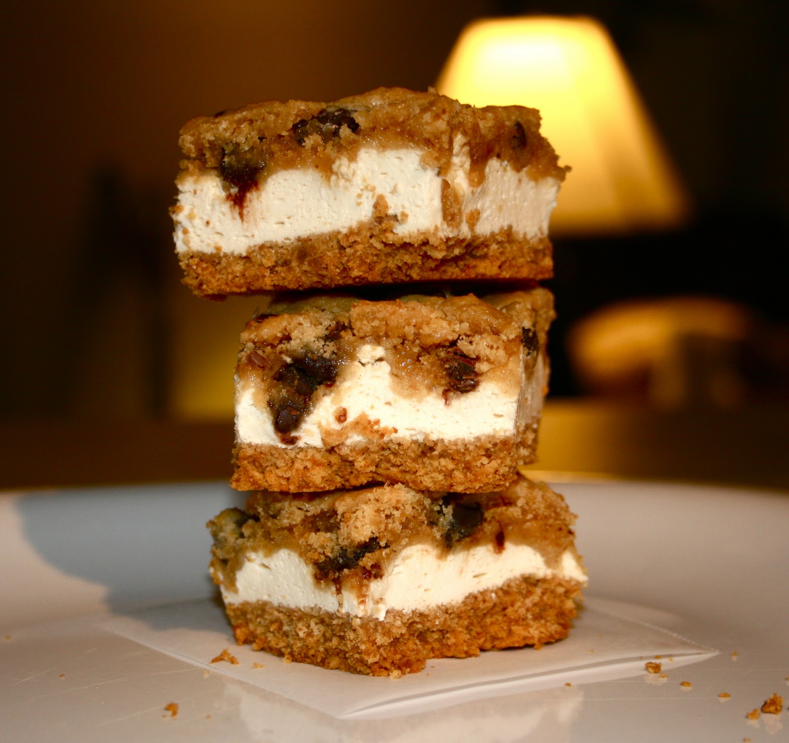 sugar & spice Cookie Dough Cheesecake Bars