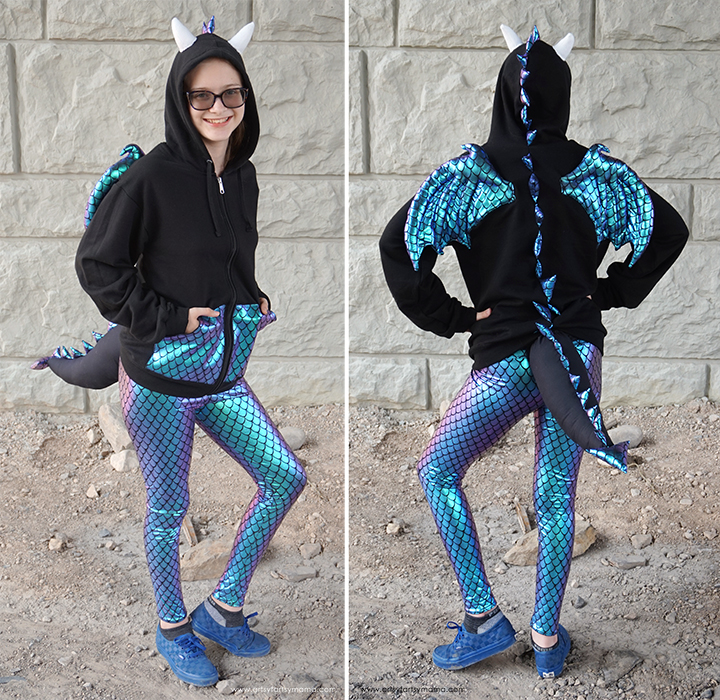DIY Dragon Hoodie Costume