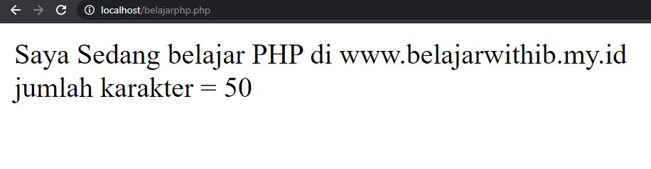 Tutorial PHP Pemula #4 : Memanipulasi String Pada PHP